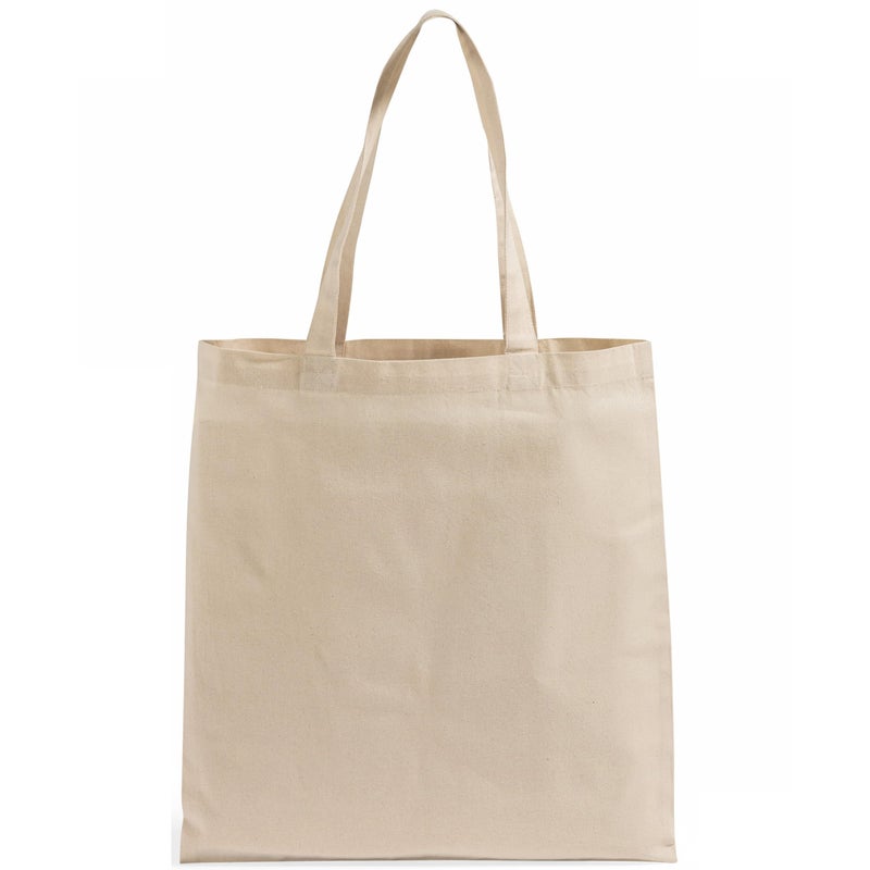 TBF Set of 25 (twenty five) Natural Cotton Canvas Tote Bags! Blank Art Craft Supply Book Print Bulk Lot Blank goods - Image 1